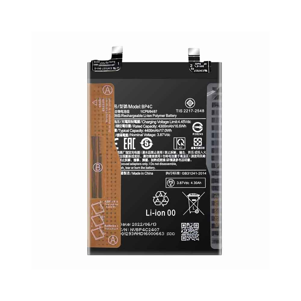 Batería para Gaming-Laptop-15.6-7300HQ-1050Ti/xiaomi-BP4C